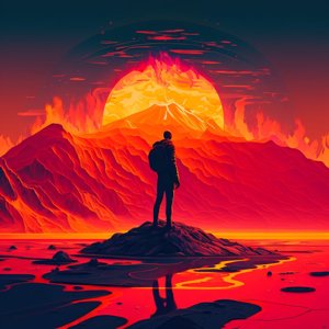 311. a_person_walking_on_the_Sun._cinematic-36